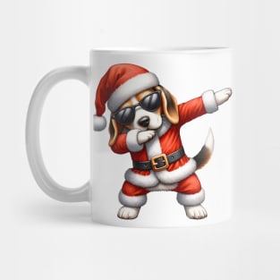 Christmas Beagle Dog Dabbing Dance Mug